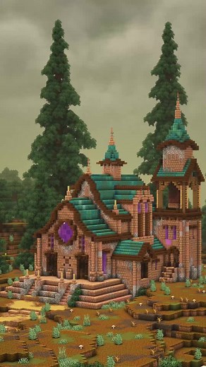 Minecraft - mysterious Church 🧟‍♂️🕍 collaboration with @MrMattRanger #minecraft #minecraftbuilding