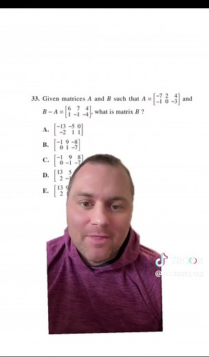 Mastering Matrix Questions on the ACT