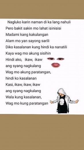Make A Face - Pamparampampam Lyrics in Bisaya