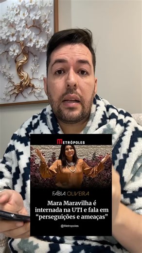 Língua Solta on Instagram: "Mara Maravilha foi internada, neste domingo (1º/2), na UTI de um hospital de São Paulo. A notícia foi confirmada pela própria cantora, que revelou ter necessitado de atendimento médico de urgência, suspendeu a agenda de trabalho e falou de “perseguições e ameaças”. “Por hora, comunico que minha agenda de trabalho está suspensa. Todavia, reafirmo que não abrirei mão das minhas escolhas, inclusive não cederei por causa de perseguições e ameaças por motivações políticas.