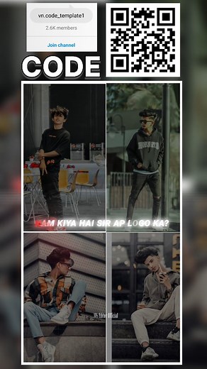 Vn code | TRENDING VN CODE USE THIS SOUND Step 1: Take a screenshot of this reel Step 2: Open VN Video editor app Step 3: Click on the scanner... | Instagram