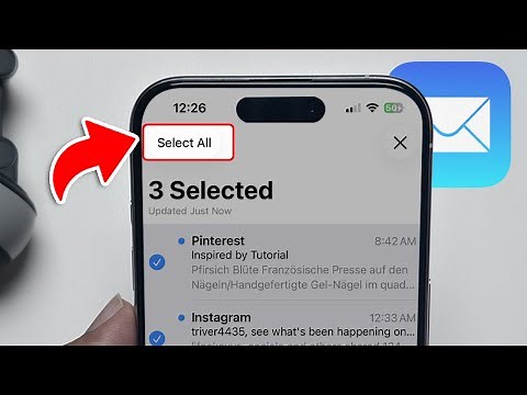iOS 26 : How to Mark All Emails as Read in Mail app on iPhone