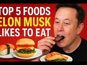 Top 5 Foods Elon Musk Loves to Eat | Diet Coke, Sushi & More!”