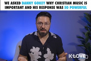Danny Gokey with some straight truth! Christian music reminds us God is faithful and GOOD even when all the circumstances around us try to tell us a different story. 🙌 | K-LOVE Radio