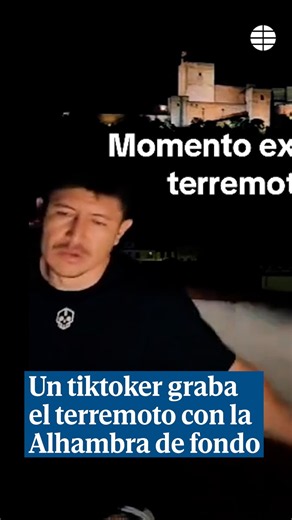 Tiktoker records the exact moment of the Granada earthquake: "Let's get outside!"
