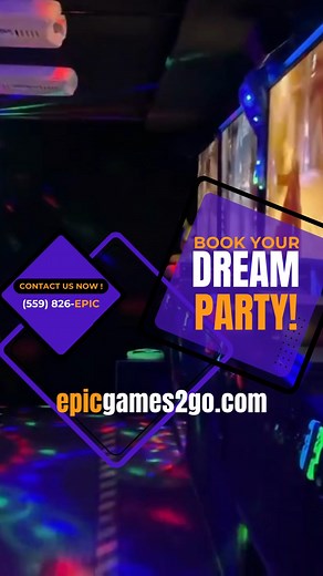 We're so serious about our gaming parties being 'epic' that we put it right in our name - Epic Games2Go! Are you struggling to find great birthday party ideas for your teen or tween? We've got you covered! Visit our website at epicgames2go.com to learn more about our unique gaming trailer. We bring the party fun to you! #Clovis #Fresno #BirthdayPartyIdeas #EpicGames2Go #BirthdayPartyPlaces | Epic Games2Go