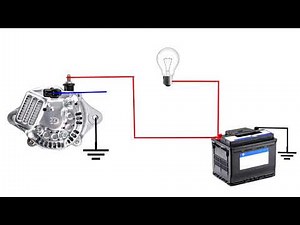 Denso 2 Pin Alternator Wiring Diagram | How to wiring denso Alternator | Car Alternator Wiring