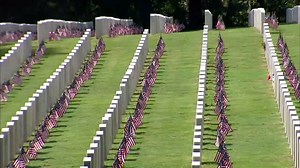 One of the largest Memorial Day ceremonies was held today at the Florida National Cemetery in Bushnell, where 129,000 veterans are buried. An American flag was placed at each gravesite and it was an emotional ceremony. As the day winds down on this Memorial Day, remember to be grateful for the heroes that gave all. ❤️🇺🇸 | FOX 13 News - Tampa Bay