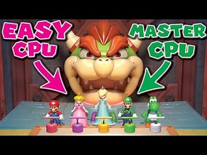 Who is luckier? Easy CPUs vs Master CPUs (Mario Party Superstars Minigames)