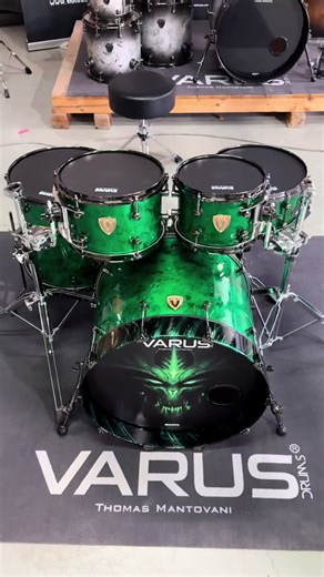 Exploring the Green Lava Drumset