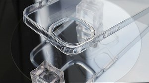 Is the crystal clear iPhone 13 case fully transparent?