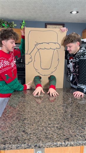 Jason Smith | 🧲Magic Pranks😂 on Instagram: "Pin the tail on Santa #diy #partygames #holidays #funny"