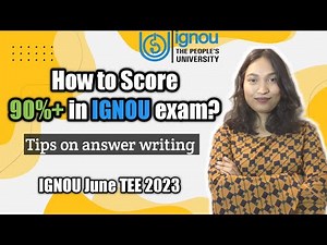 How To Score 90%+ in IGNOU exam? IGNOU Exam Writing Tips | IGNOU TEE 2023 | ‪@thebraingain‬