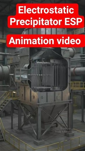 Electrostatic Precipitator ESP parts and it's working #ESP