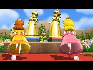 Mario Party 9 - 1 vs 1 Step It Up - Daisy vs Peach Master Difficulty| Cartoons Mee