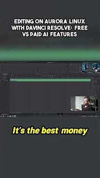 Unleashing Creativity: DaVinci Resolve on Aurora Linux! #davinciresolve #linuxforcreators