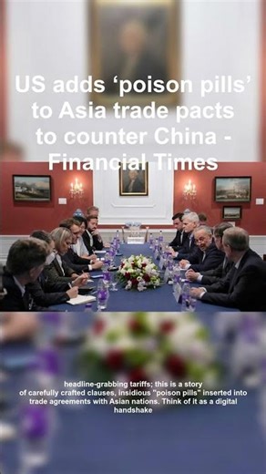 US Trade War Hidden Poison Pills in Asia