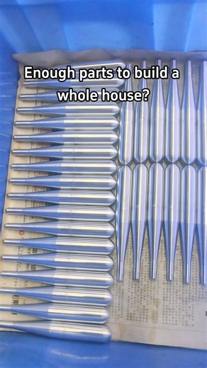 Enough parts to build a whole house？ #cncmachine #cnc #metal #machiningprocess #cncmilling #5axis