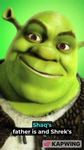 Shaq's descendant is SHREK. #shaq #shaquilleoneal #meme #funny #shorts #basketball #nba #shrek
