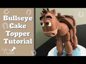 Bullseye Cake Topper Tutorial - Toy Story
