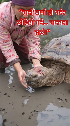 Saved a Turtle Stuck in Mud 🐢💔 | Emotional Rescue