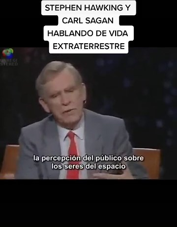 Stephen hawking y Carl Sagan hablando de la posible vida extraterrestre #hawkin #sagan #vidaextraterrestre #ciencia #ufo #fyp