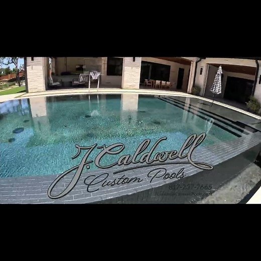 Check out this Zero edge perimeter pool aka negative edge #pool