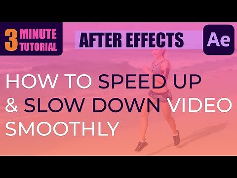 How To Speed Up And Slow Down Video Footage Smoothly In After Effects