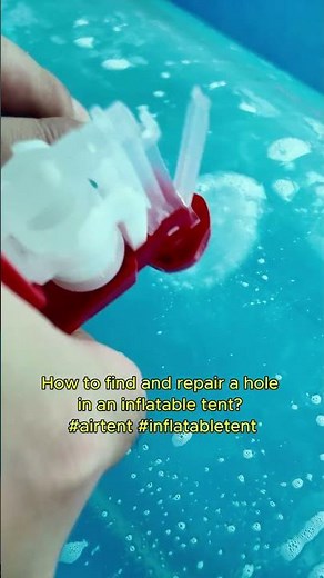 Say Goodbye to Air Leaks! Inflatable Tent TPU Inner Liner Repair Air Tightness Inspection#inflatable