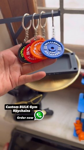 Lift your style — not just weights! Custom Gym Plate Keychains now available. ✅ Add your name ✅ Choose your color ✅ Perfect gift for gym lovers Order now at www.noveltyboy.com #GymKeychain #CustomKeychain #FitnessGift #DoYouEvenLift #NoveltyBoy | Novelty Boy