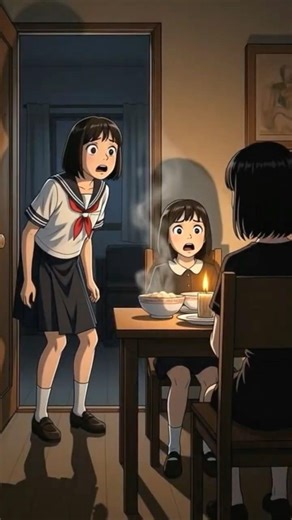 Her Daughter Walked Through the Door Twice #doppelganger #creepy #shorts