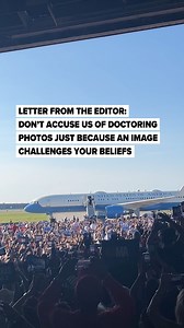 🔗: https://l.mlive.com/i2dgug 🖊️: A column from John Hiner, president of MLive Media Group MLive and other major media outlets covered the visit of vice president and Democratic presidential candidate Kamala Harris and her running mate, Minnesota Gov. Tim Walz, to Detroit Metropolitan Airport on Aug. 7. On Sunday, former president and GOP nominee Donald Trump took to social media to declare the images of a large crowd were “fake” and “There was nobody there!” Others picked up Trump’s cries and