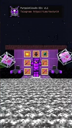 Purple texture pack for minecraft