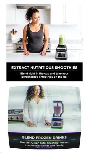 Ninja BN801 Professional Plus Kitchen System, 1400 WP, 5 Functions for Smoothies, Chopping.