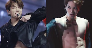 20 Male Idols Who Made Jaws Drop With Their Rock Hard Abs