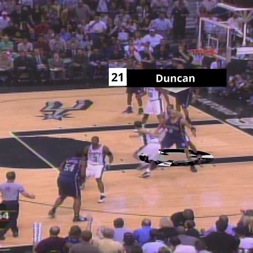 18 years ago, Tim Duncan (21 PTS, 20 REB, 10 AST, 8 BLK) nearly recorded a quadruple-double as the Spurs overcame a ten-point 4th Quarter deficit to defeat the Nets in Game 6 of the 2003 NBA Finals! #NBABreakdown Tune in TONIGHT as the battle for the 🏆 continues with Game 5 of the Bucks vs. Nets series TONIGHT at 8:30pm/et on TNT...Who ya got? 🤔 | NBA