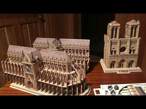 Building Cubicfun's Notre Dame 3D Puzzle