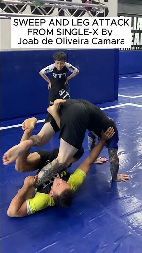 SWEEP & LEG ATTACK FROM SINGLE-X