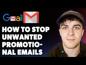 How to Stop Unwanted Promotional Emails in Gmail (Full 2025 Guide)