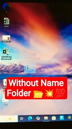 How to create without Name Folder📂#tips #computereducation #basiccomputer#folder #shorts #technology