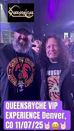 QUEENSRYCHE VIP EXPERIENCE | Denver, CO 11/07/25🤘🏻😆🤘🏻