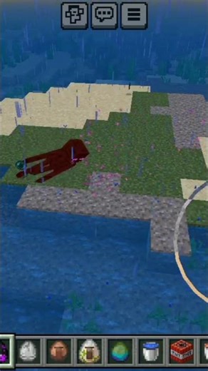 Enderman 👾 dies from Rain 🌧️ #minecraft #minecraftexploration #minecraftcommunity