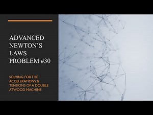 Advanced Newton's Laws Problem #30 - Solving a Double Atwood Machine