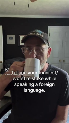 Funniest/worst mistake while speaking a foreign language?