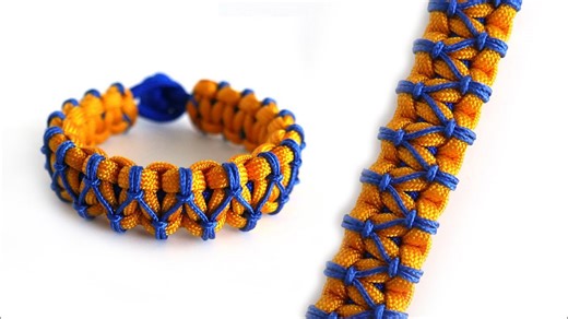 Master the Lark’s Head Stitched Cobra Knot Paracord Bracelet – Easy Tutorial