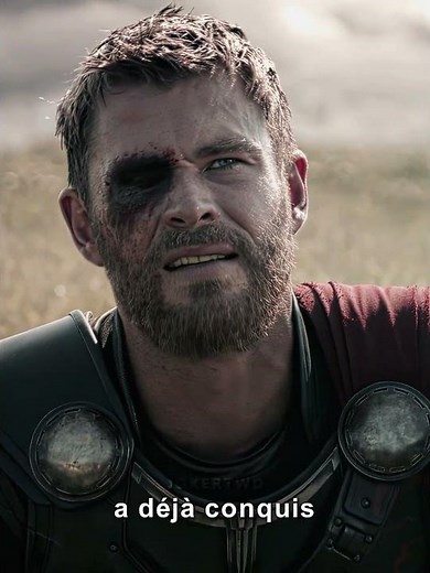 Thor seeks power from Odin (French version) / Thor: Ragnarok #shorts