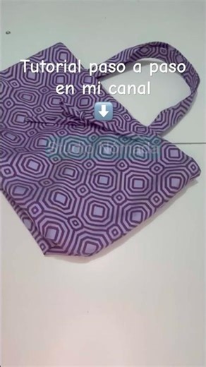 Bolsa sustentable tutorial PASO A PASO