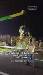 Vehicle Recovery By: Mike's Automotive & Collision Center Of North Haven, CT * Fatal MVA I-91 N Just Passed Exit 8 In North Haven 08/28/2024 Need A Tow In The North Haven CT Area, Contact Mike's Automotive @203-239-2886 | On Scene Media New Haven County