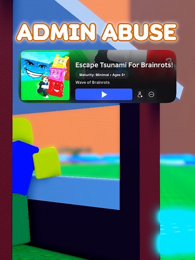 Escape Tsunami in Roblox: Admin Abuse Encounter
