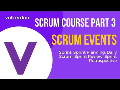 Scrum Events | Sprint, Sprint Planning, Daily Scrum, Sprint Review, Sprint Retrospective